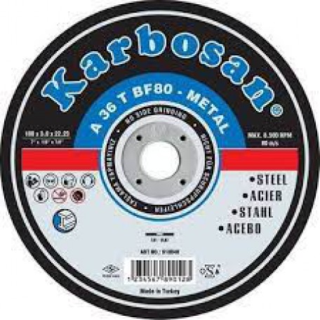 KARBOSAN METAL KESME DİSKLERİ